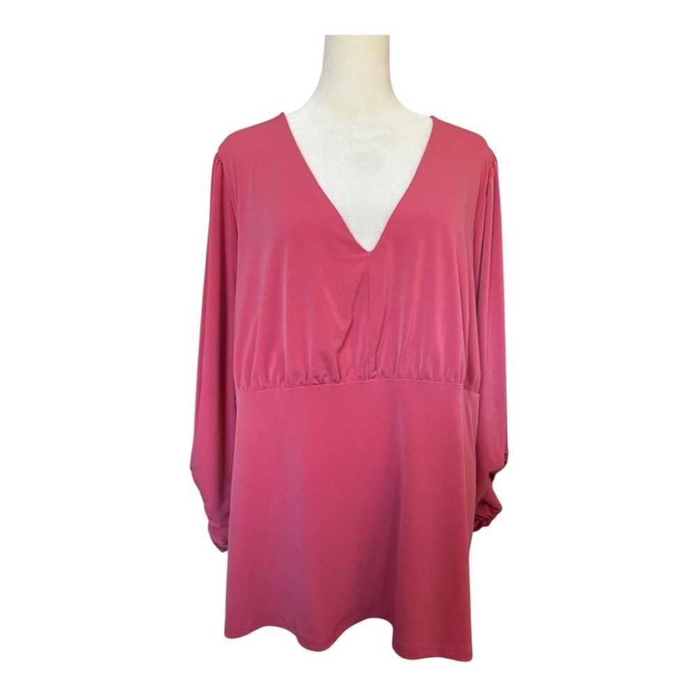 Torrid size 3 3X Plus size Coral Pink Office Casual Top